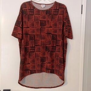 LulaRoe Women’s Print Irma Tunic Size XXS